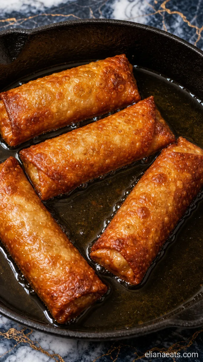 Step 5: Fry the Egg Rolls