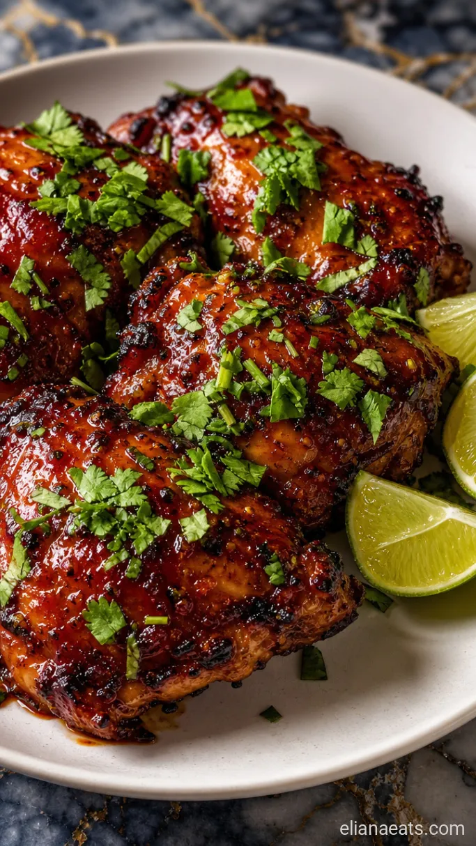 Step 5: Glaze and Garnish the Chicken