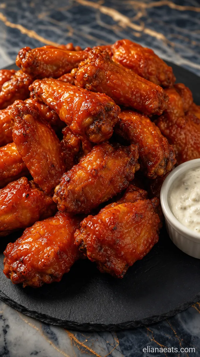 Step 5: Plate and Garnish the Wings