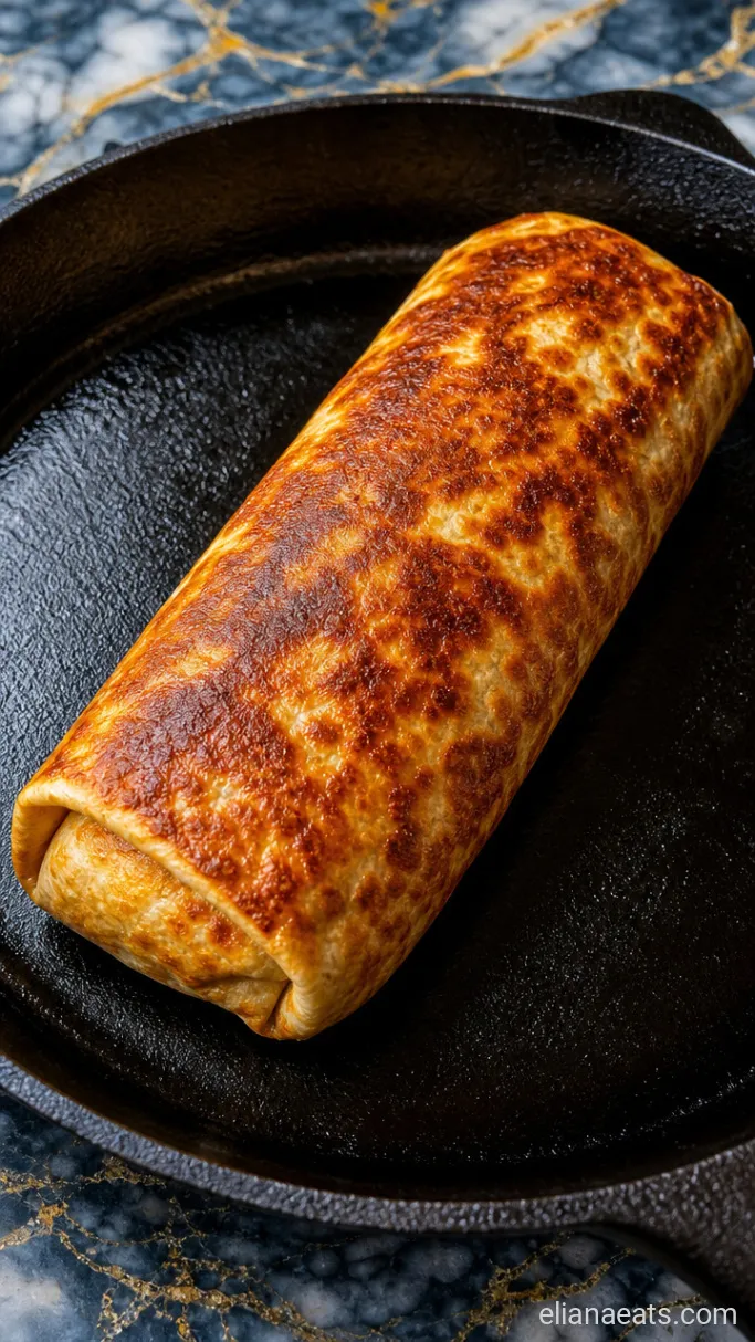 Step 5: Roll and Sear the Quesarito