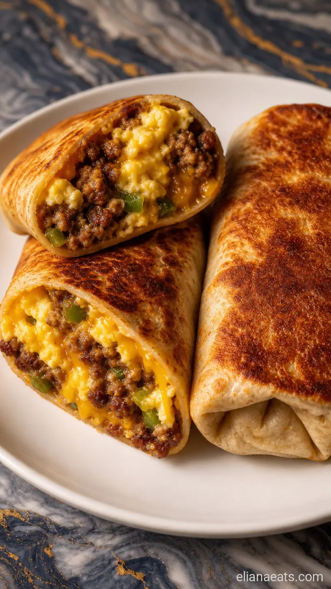 Step 5: Sear the Rolled Burritos and Serve
