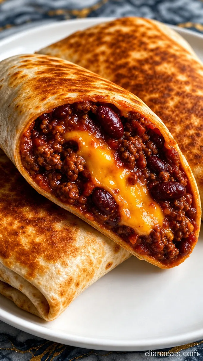 Step 5: Toast and Plate the Burritos