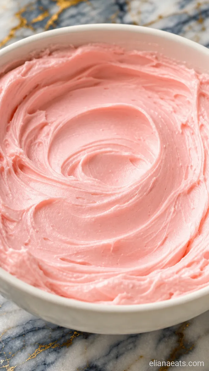 Step 5: Whisk the Pink Frosting
