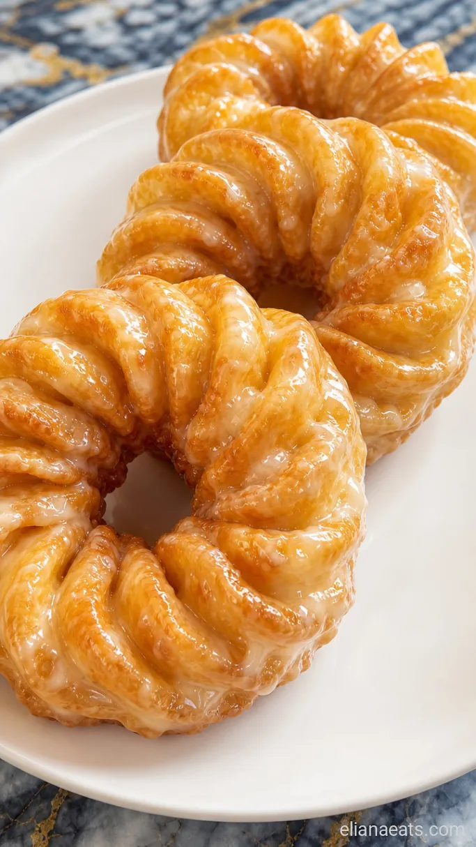 Step 6: Glaze and Plate the Crullers