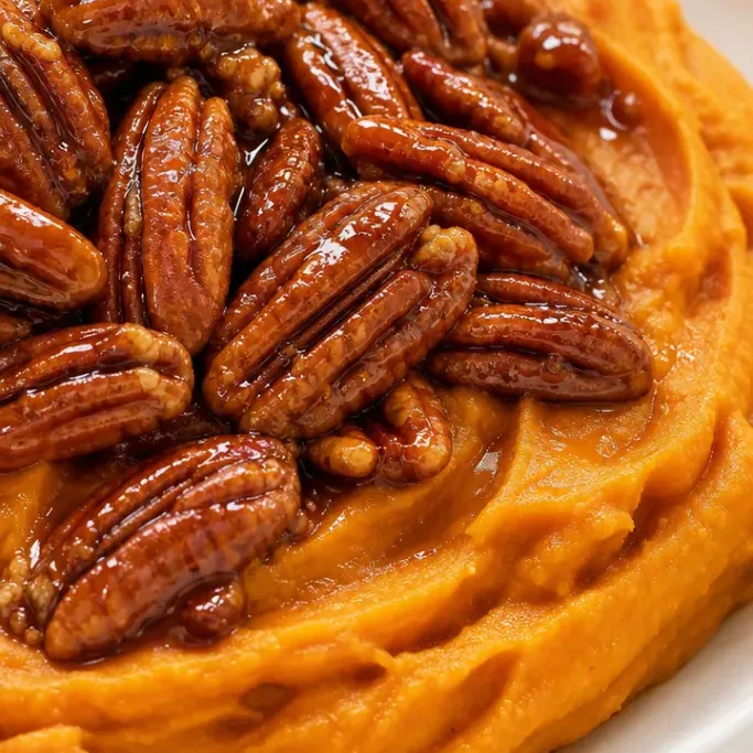 red lobster whipped sweet potatoes with honey roasted pecans