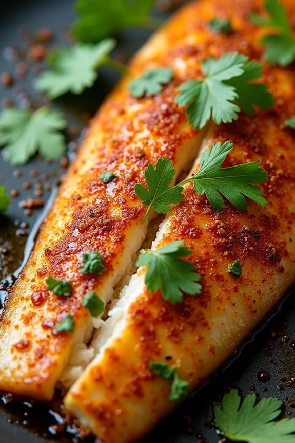 spiced fish recipe idea