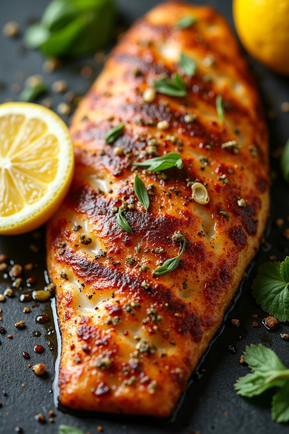 spicy grilled cajun fish