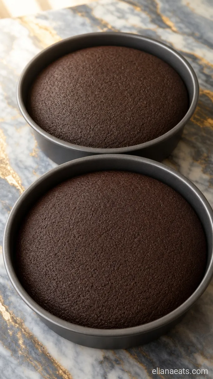 Step 1: Bake the Chocolate Cake Layers