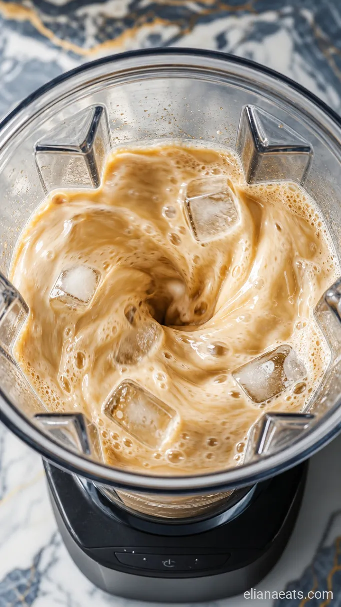 Step 1: Blend the Coffee and Ice