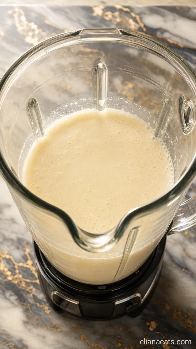 Step 1: Blend the Crepe Batter