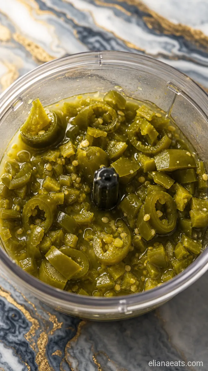 Step 1: Blend the Jalapeños and Brine