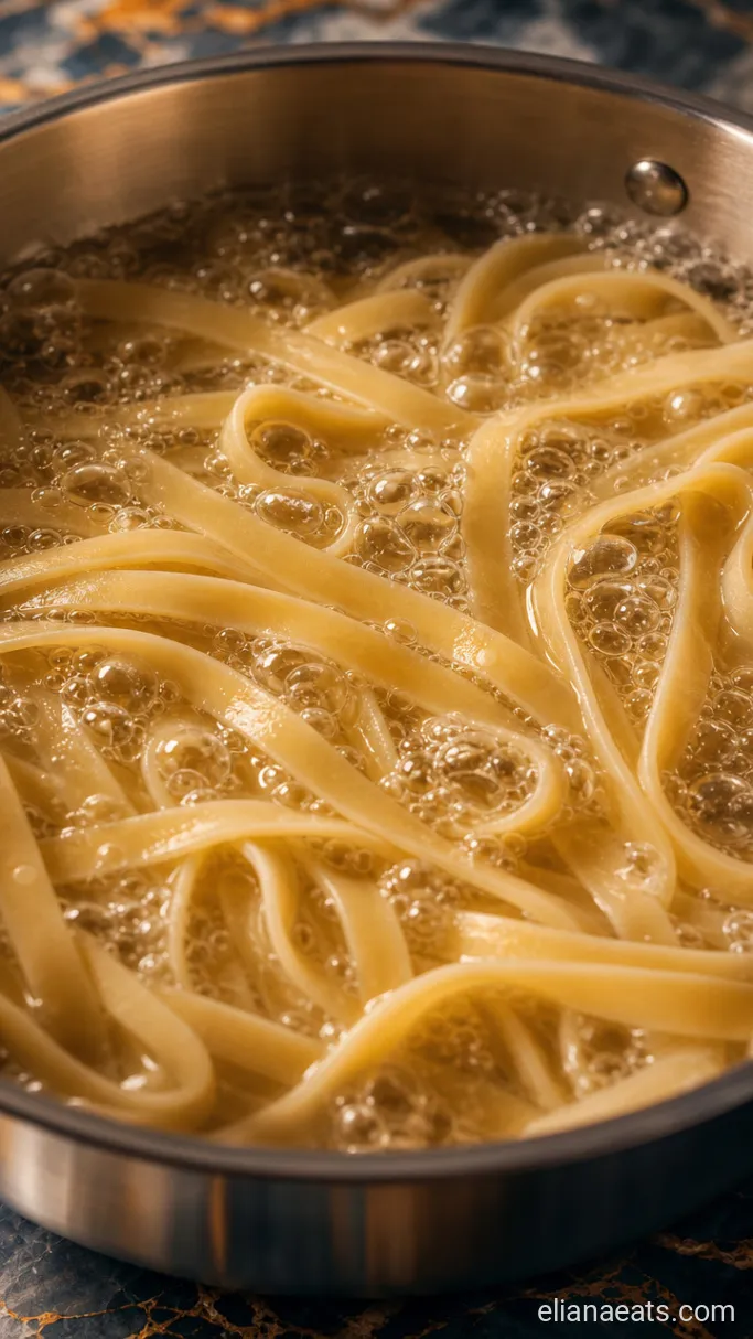 Step 1: Boil the Fettuccine