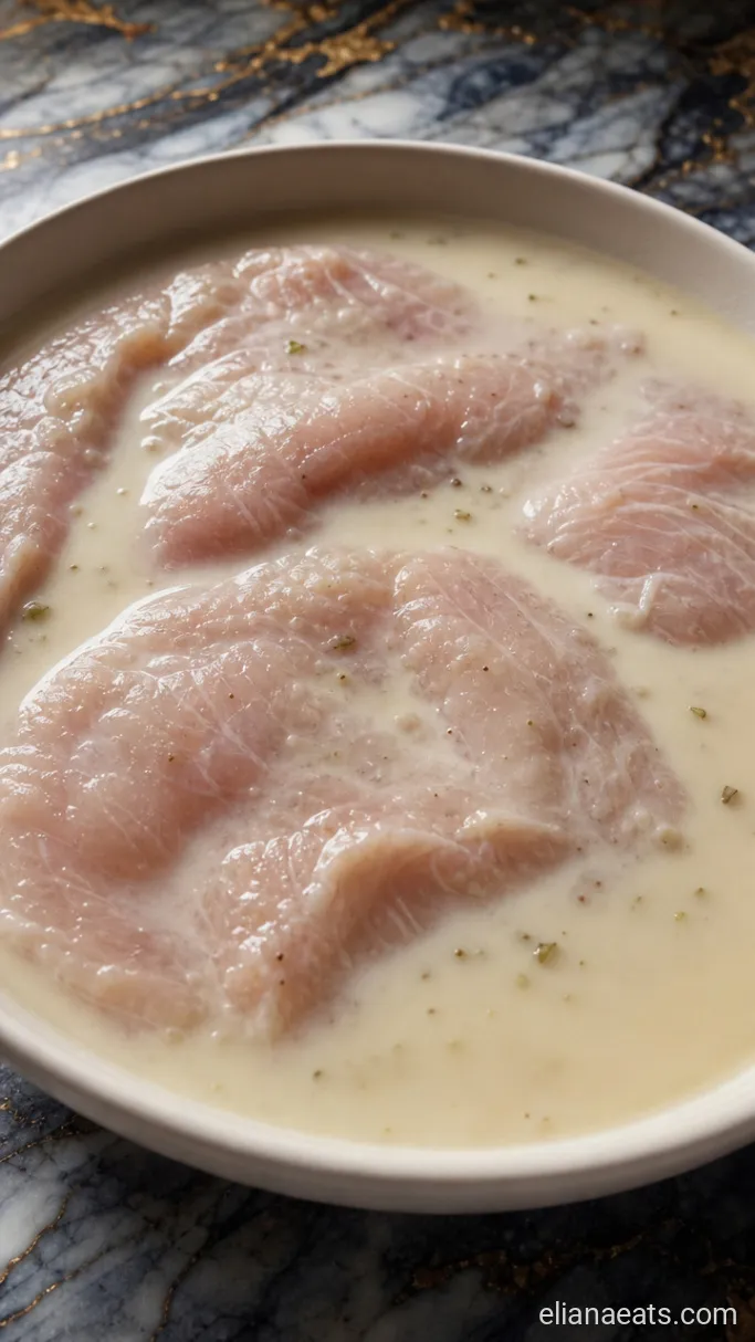 Step 1: Brine the Chicken in Buttermilk