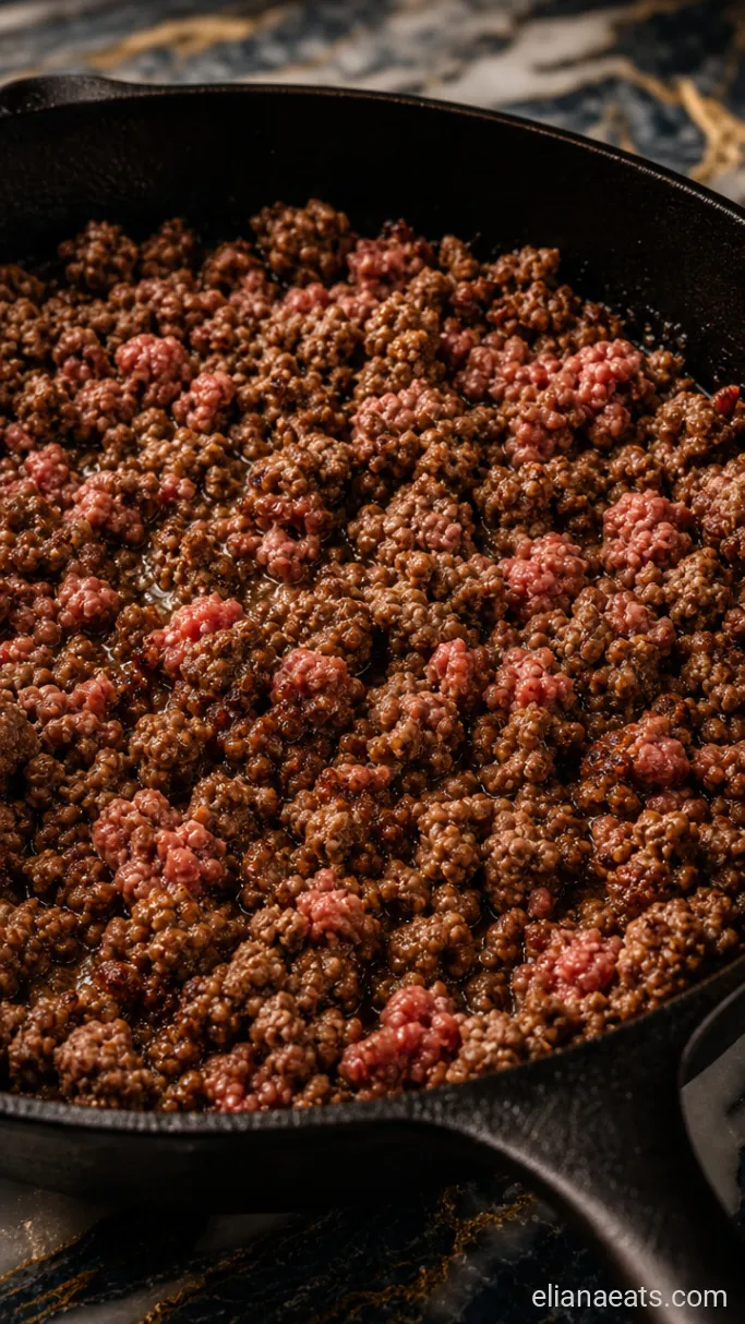 Step 1: Brown the Beef