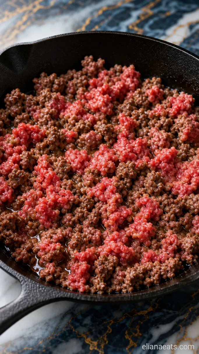 Step 1: Brown the Beef