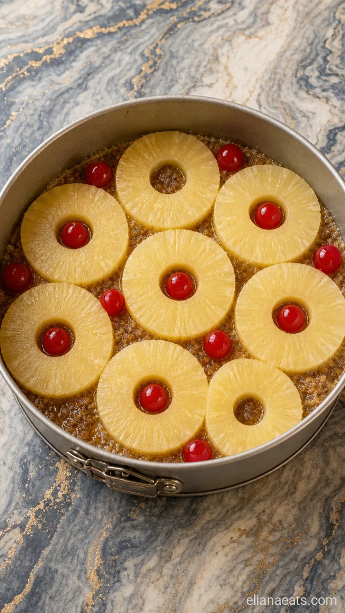 Step 1: Caramelize the Pineapple Layer
