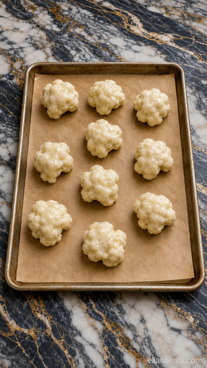 Step 1: Coat the Cauliflower in Batter