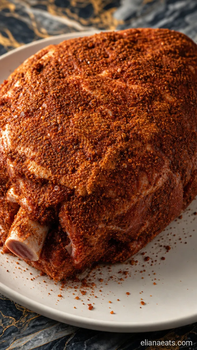 Step 1: Coat the Pork in the Dry Rub