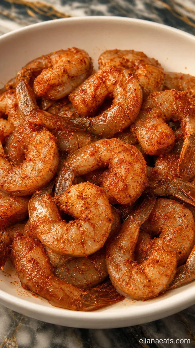 Step 1: Coat the Shrimp in the Spice Rub