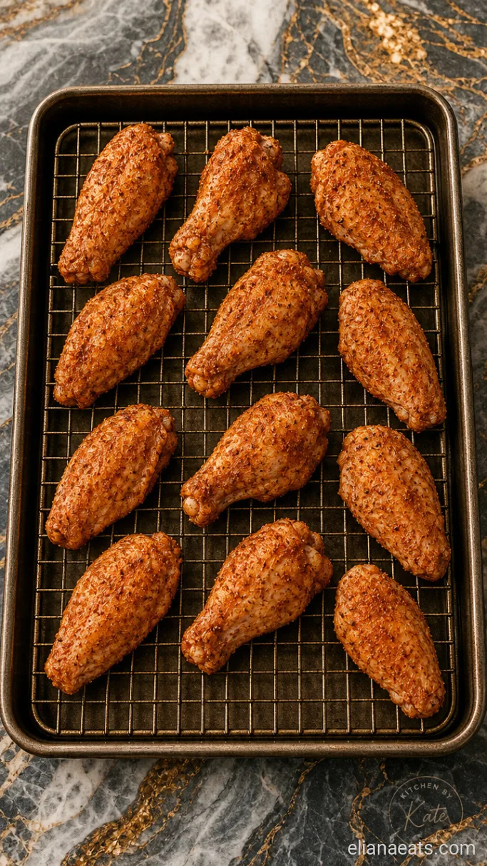 Step 1: Coat the Wings in the Rub