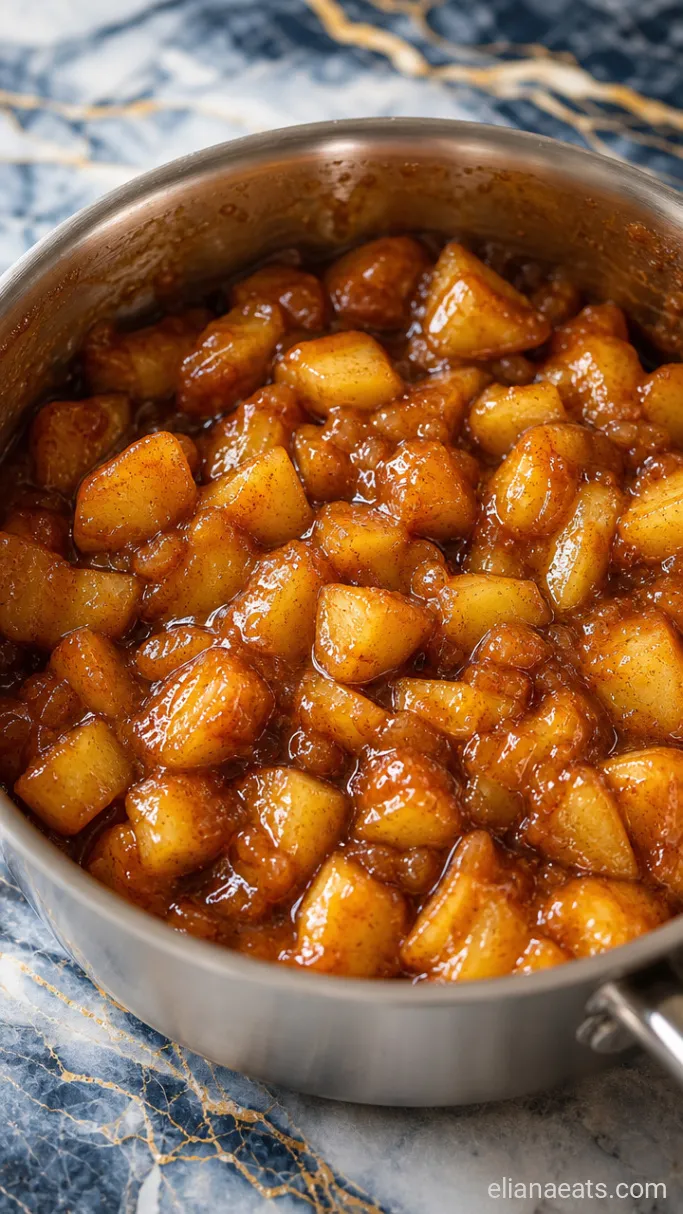 Step 1: Cook the Apple Filling