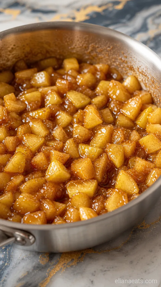 Step 1: Cook the Apple Filling
