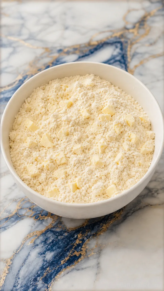 Step 1: Cut the Butter into the Dough