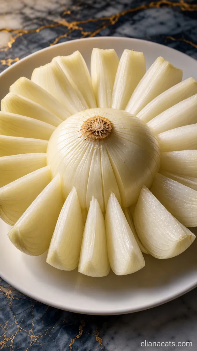 Step 1: Cut the Onion Into a Bloom