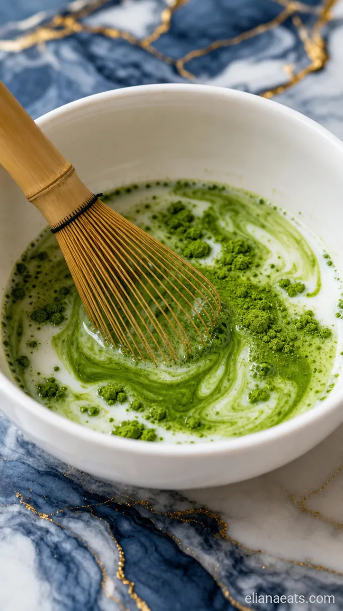 Step 1: Dissolve the Matcha