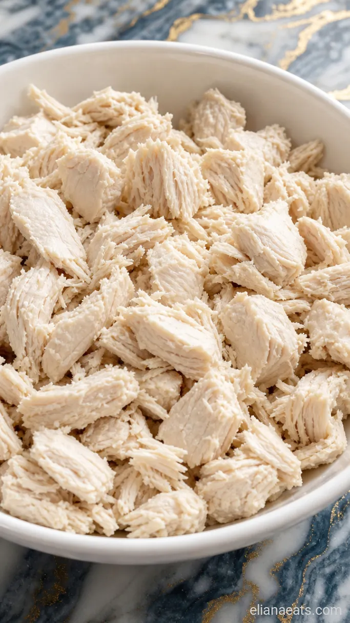 Step 1: Drain and Break Down the Chicken