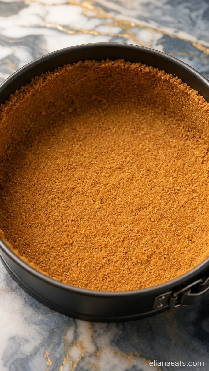 Step 1: Press the Gingersnap Crust