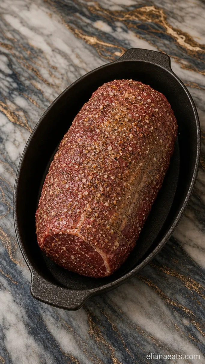 Step 1: Rub and Sear the Roast
