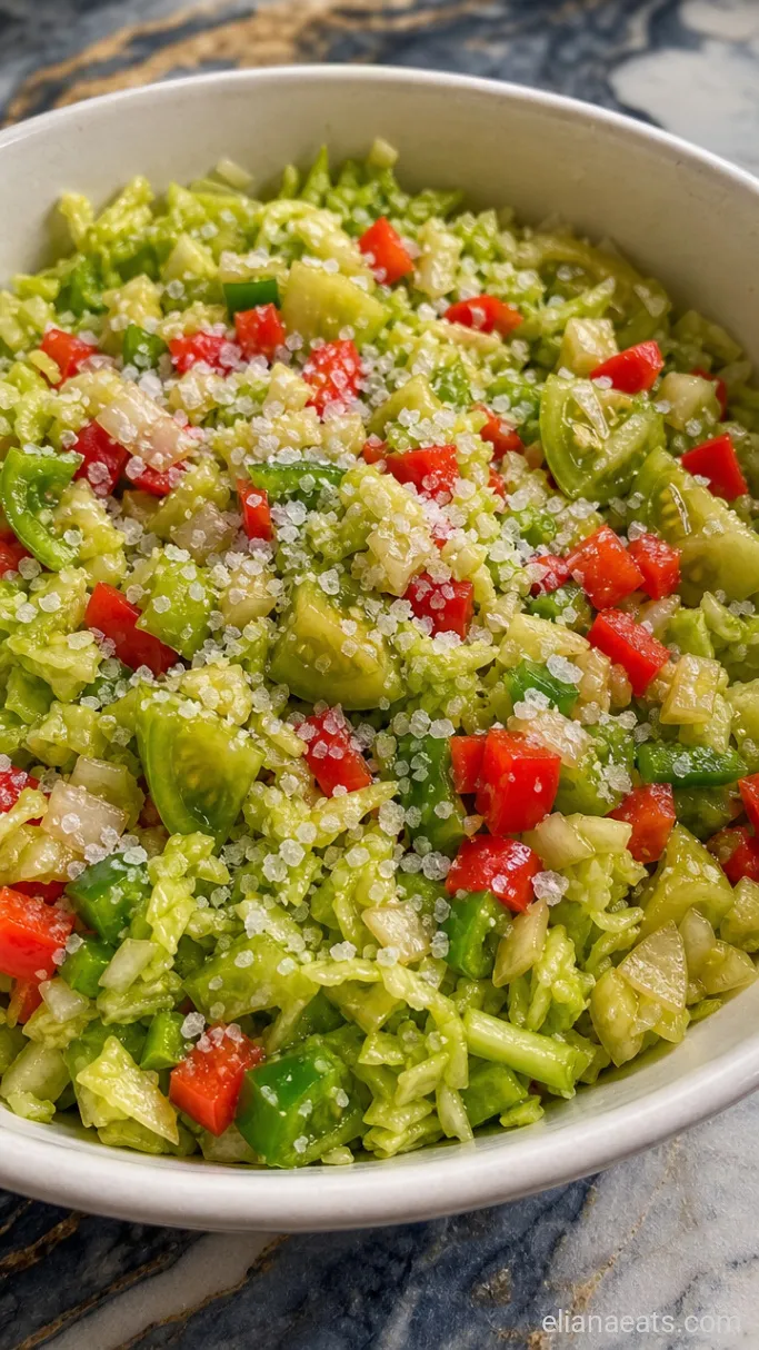 Step 1: Salt the Vegetables