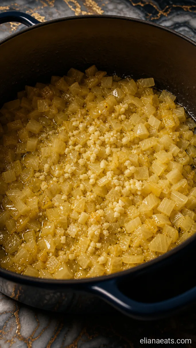 Step 1: Sauté the Aromatics