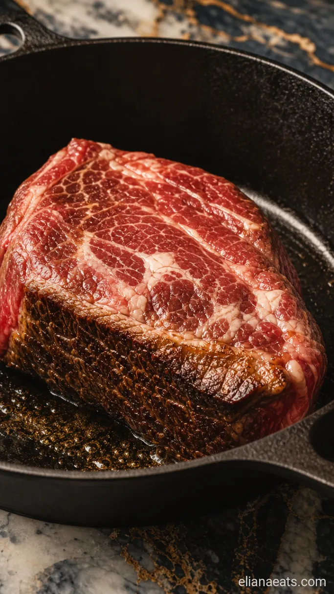 Step 1: Sear the Chuck Roast