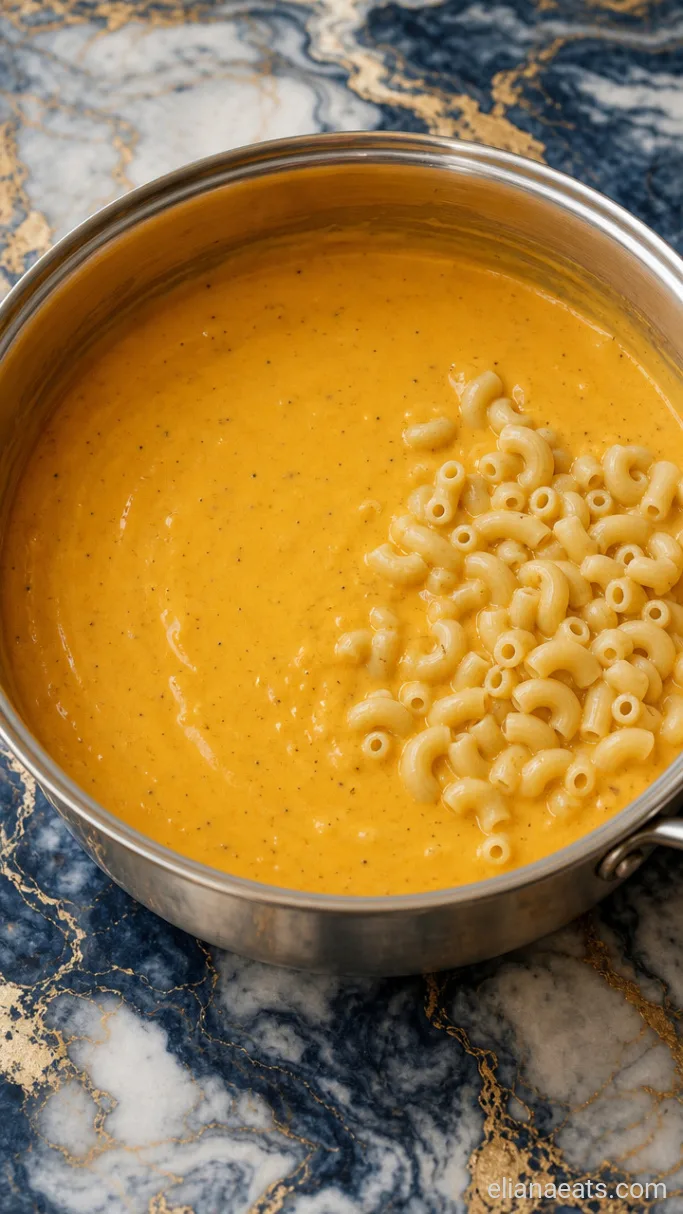 Step 1: Simmer the Cheese Sauce