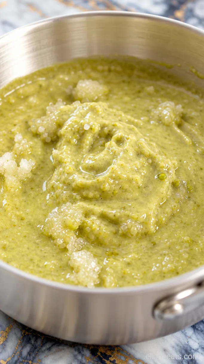 Step 1: Simmer the Pistachio Sauce