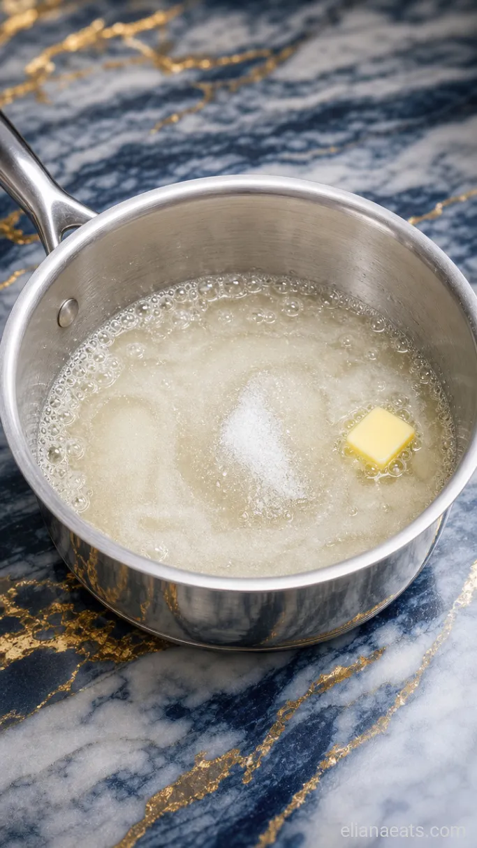 Step 1: Simmer the Sugar Cookie Syrup