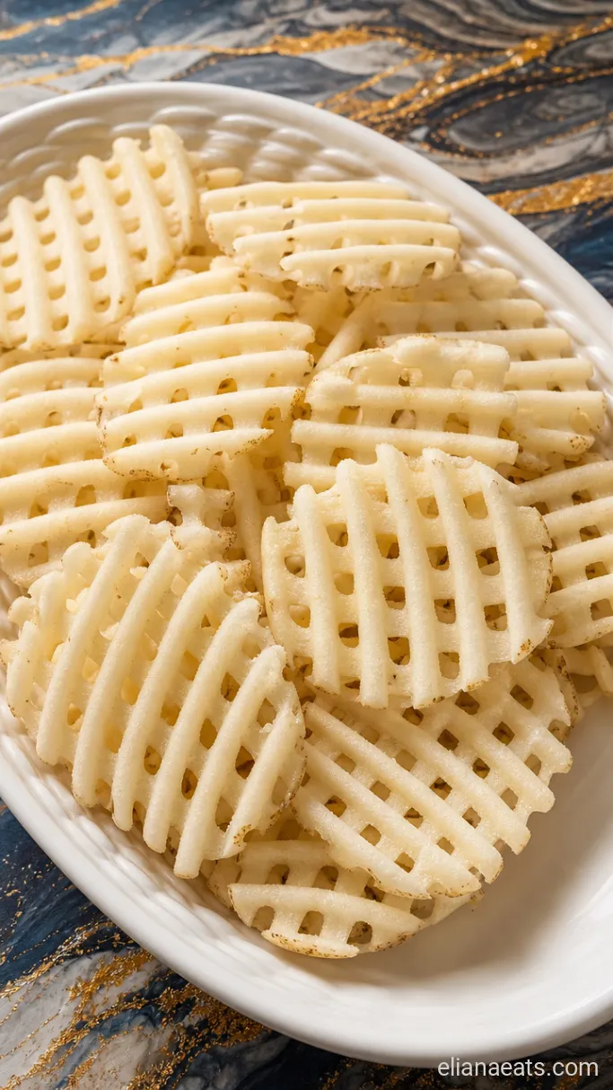Step 1: Slice the Potatoes Into Waffle Cuts