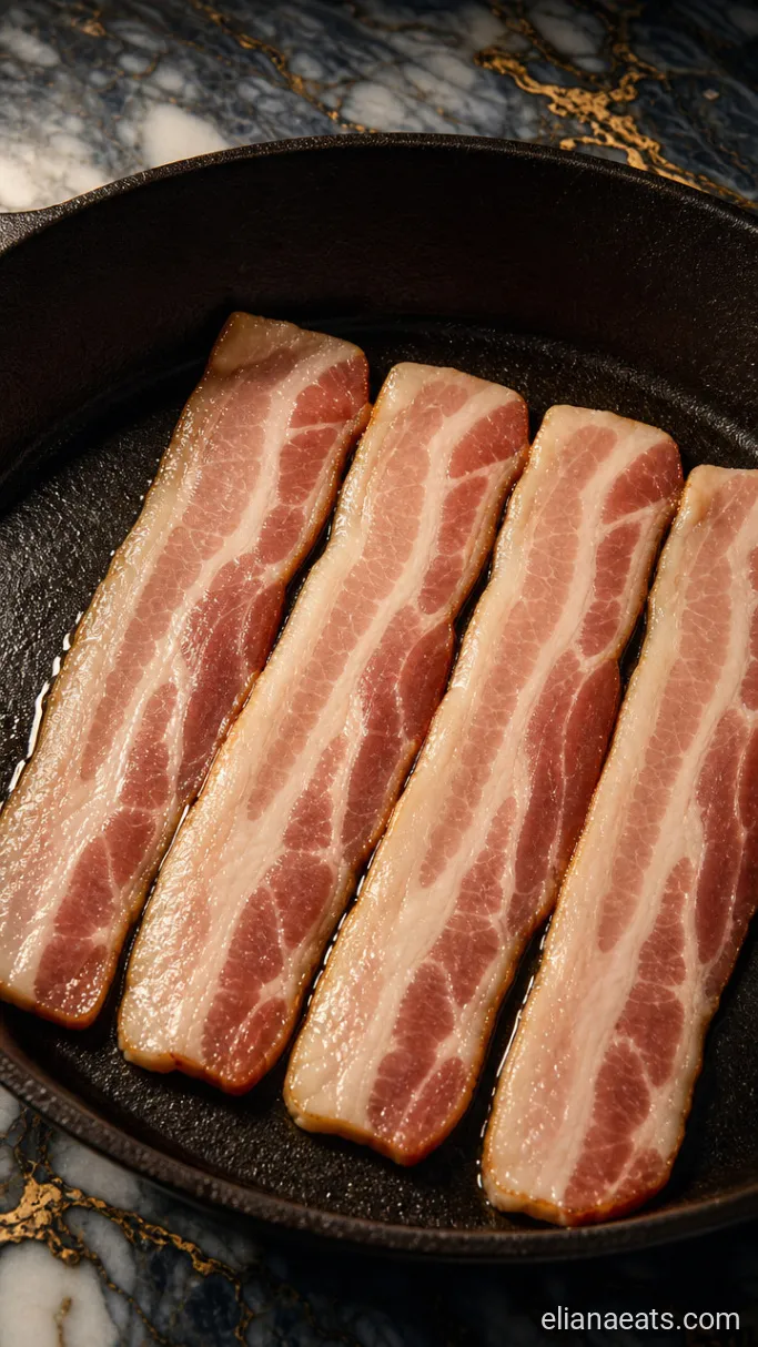 Step 1: Smoke the Bacon in the Pan
