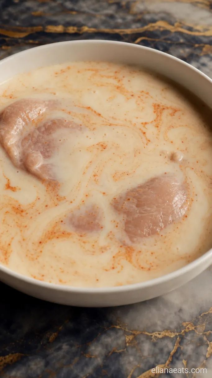 Step 1: Soak the Chicken in Buttermilk