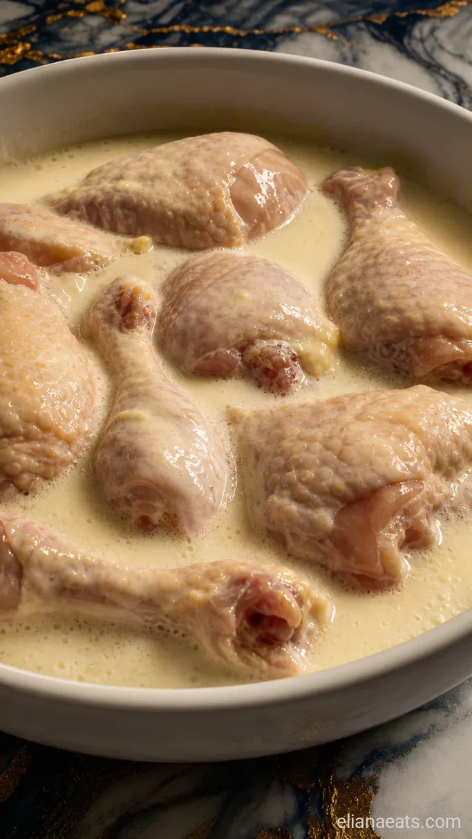 Step 1: Soak the Chicken in Buttermilk