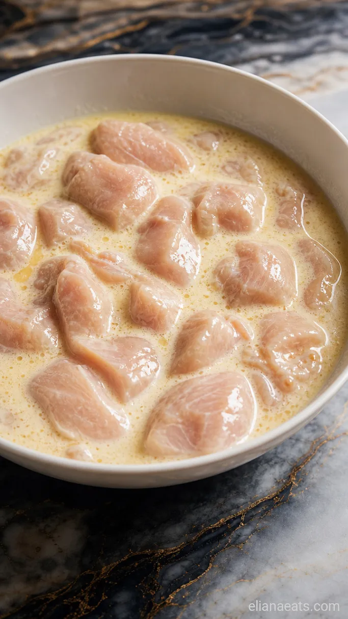 Step 1: Soak the Chicken in Buttermilk