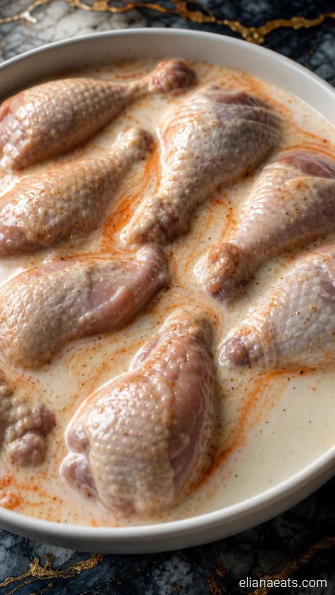 Step 1: Soak the Chicken in Buttermilk