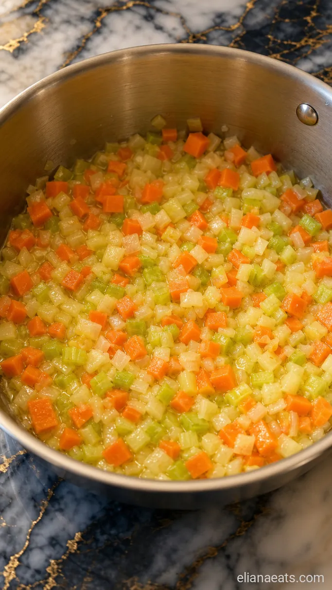 Step 1: Soften the Vegetables