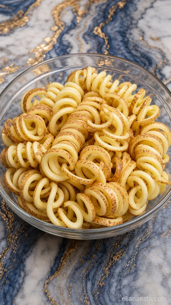 Step 1: Spiralize the Potatoes
