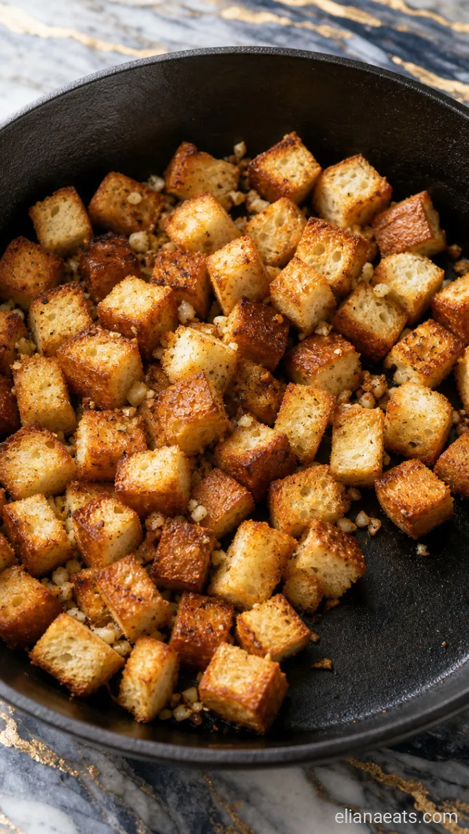Step 1: Toast the Croutons