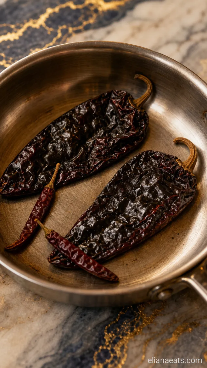 Step 1: Toast the Dried Chiles