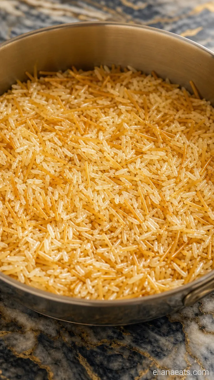 Step 1: Toast the Rice and Noodles