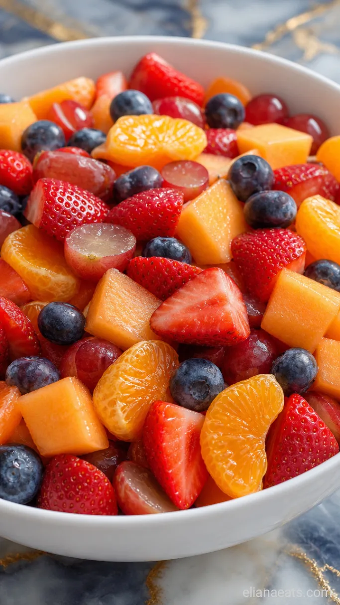 Step 1: Toss the Fruit Together